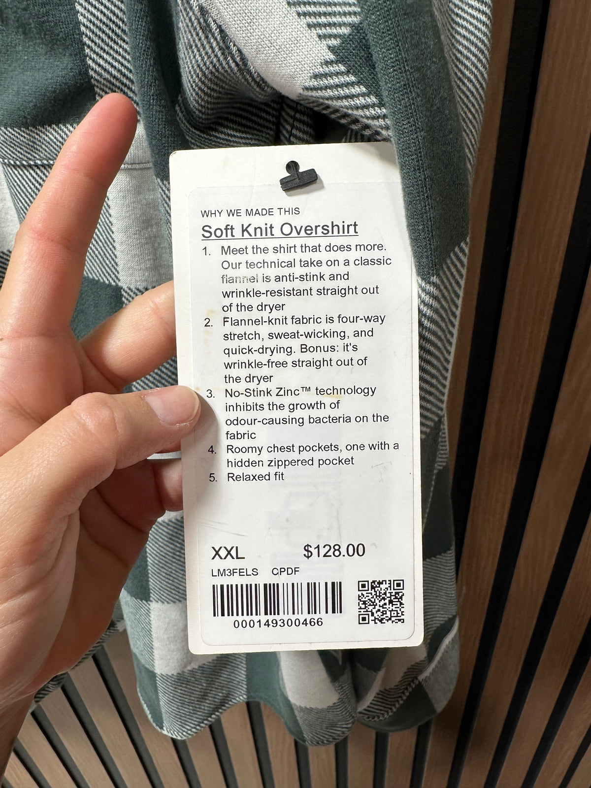NEW with tag Lululemon Soft Knit Overshirt men's sz 2XL
