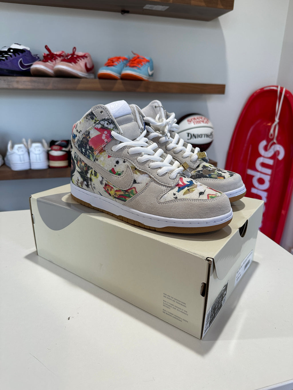 Nike SB Dunk High Supreme Rammellzee Sz 10