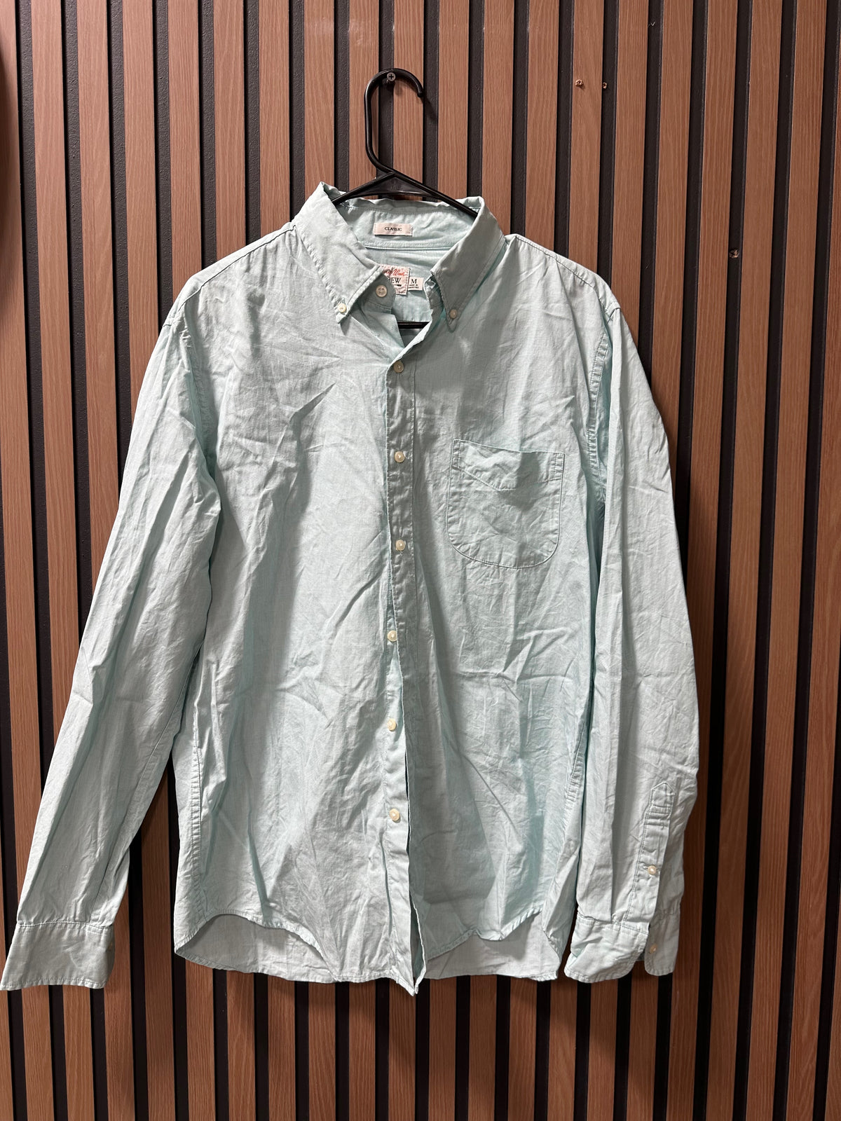 J Crew long-sleeve button-down shirt men's sz M
