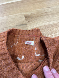 KAPITAL Intarsia Wool Sweater Sz 1 (L)