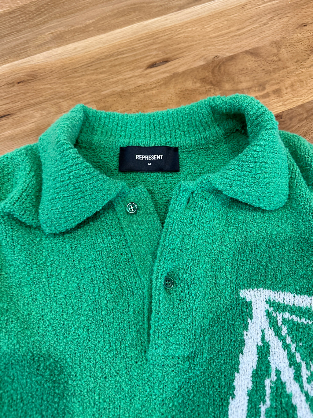 Represent Green Sweater Sz M