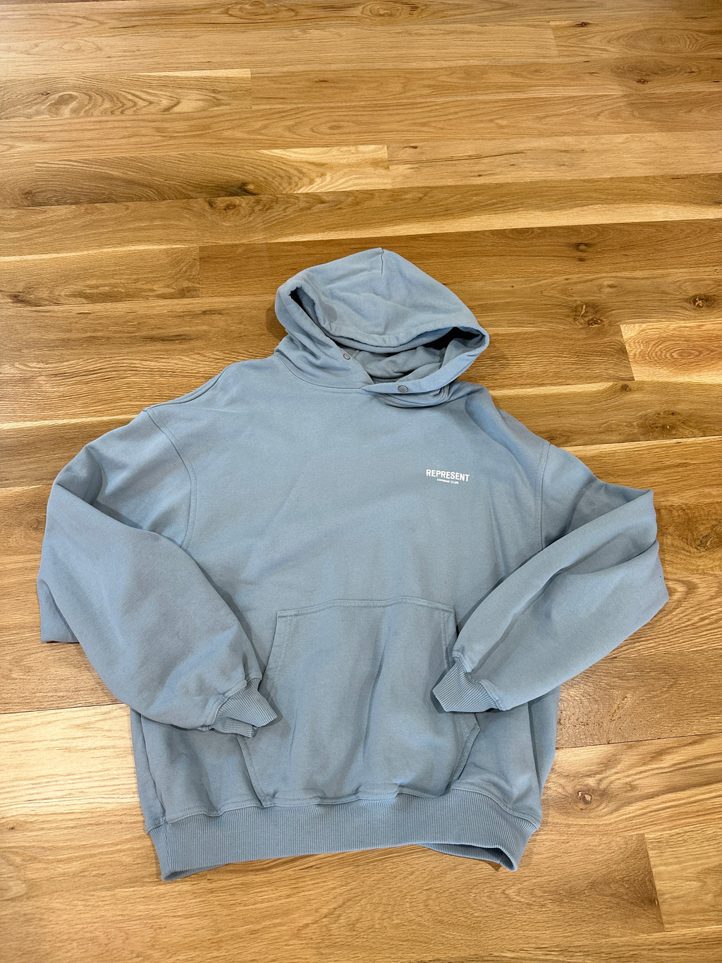 Represent Owners Club Hoodie Sz L Nlue