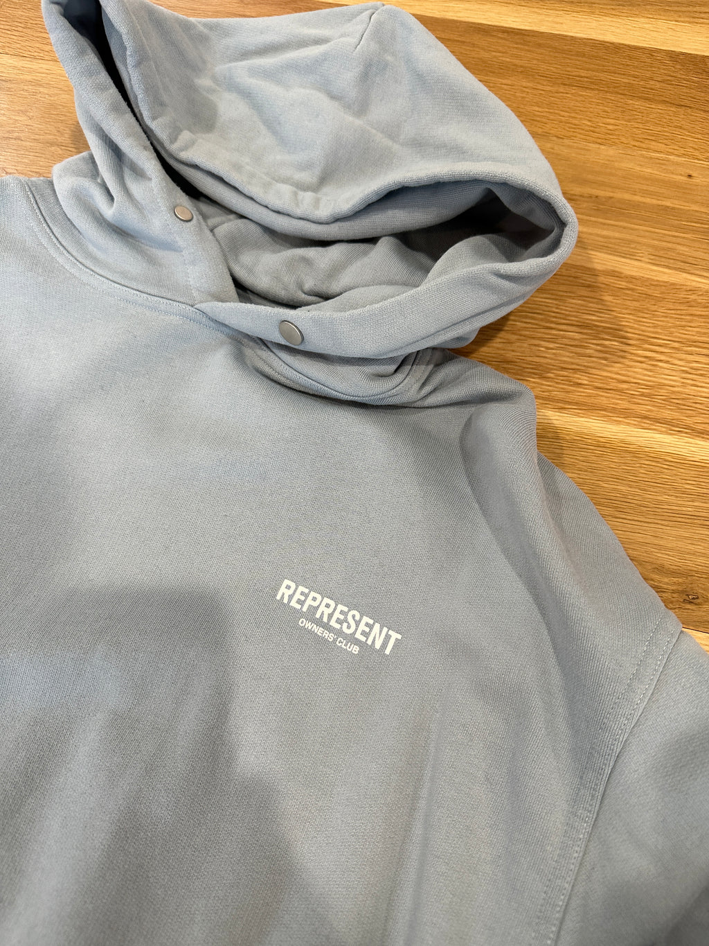 Represent Owners Club Hoodie Sz L Nlue