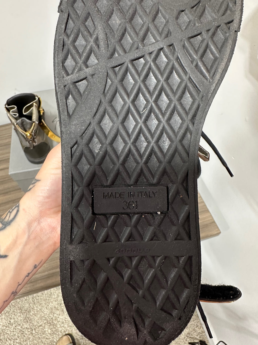 Giuseppe Zanotti Camo High Top Dual Zip Sneakers EU 36.5/US 6.5