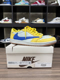 Travis Scott Wmns Jordan 1 Low Canary Mens 11/W12.5