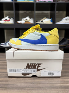 Travis Scott Wmns Jordan 1 Low Canary Mens 11/W12.5