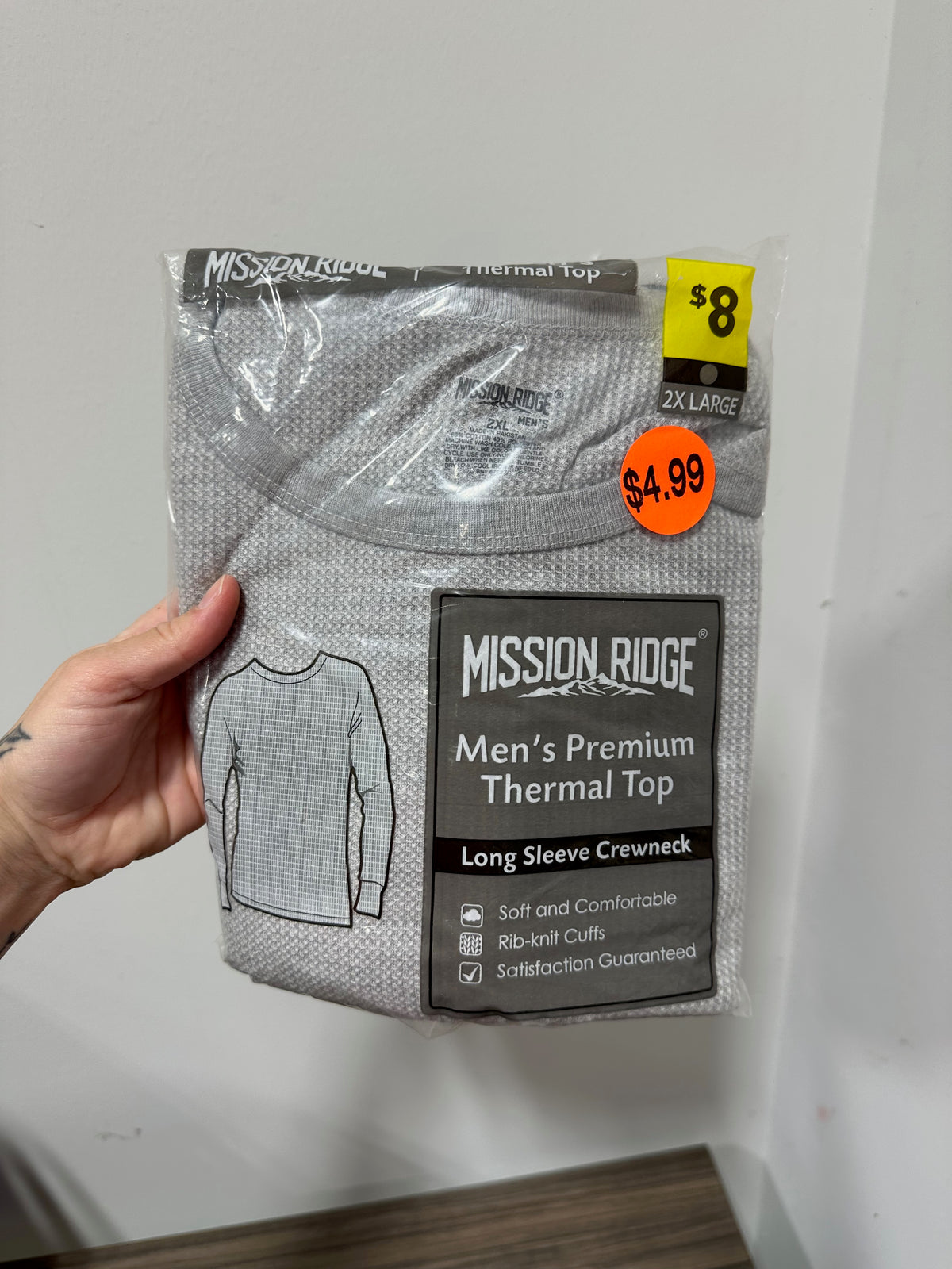 Mission Ridge Men's Premium Thermal Top sz 2XL