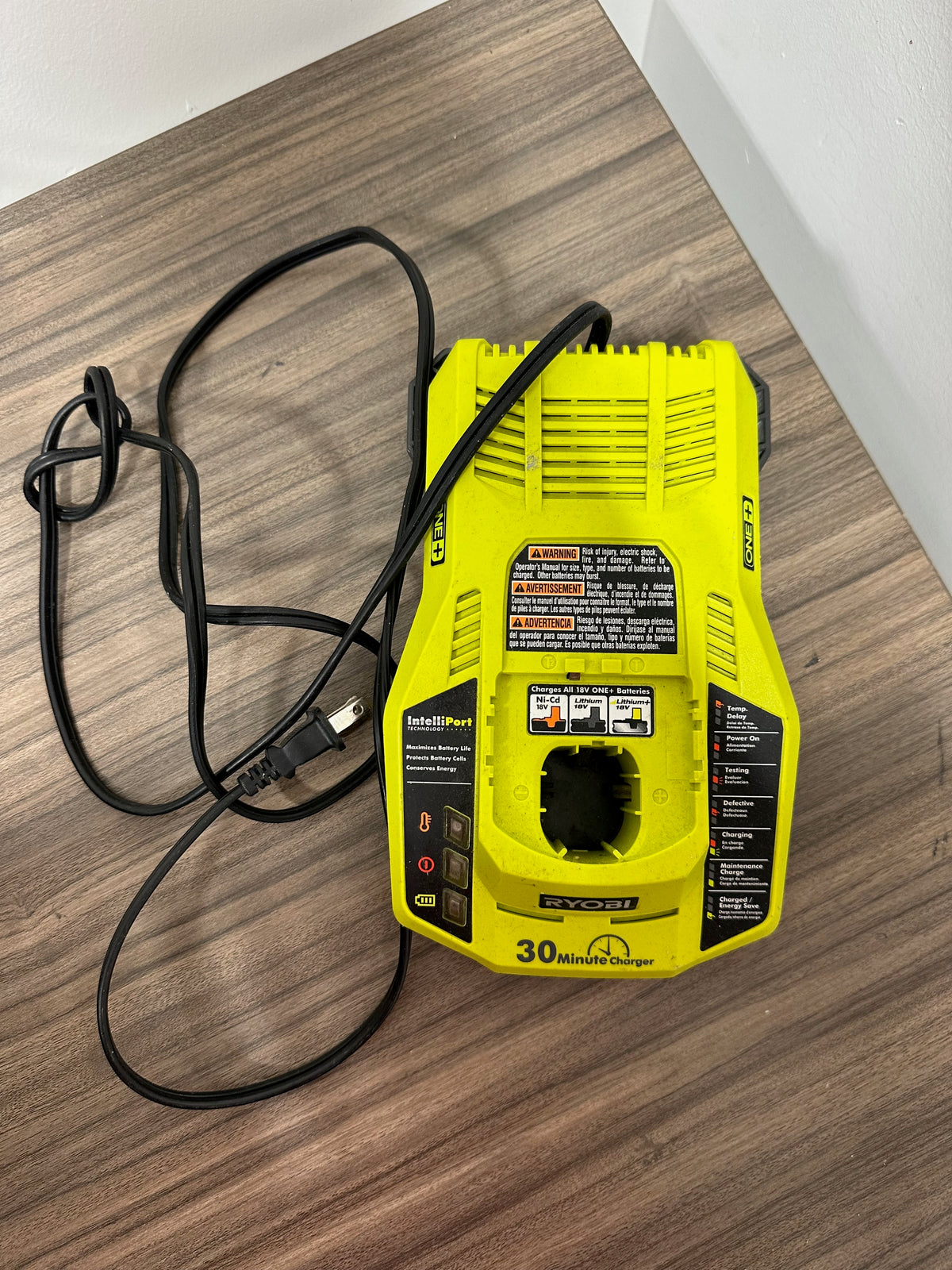 Ryobi P117 18-Volt ONE+ Dual Chemistry IntelliPort Charger