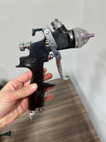 Black HVLP spray paint gun