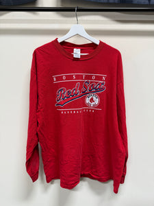 Vintage Boston Red Sox Long Sleeve Red Sz XL