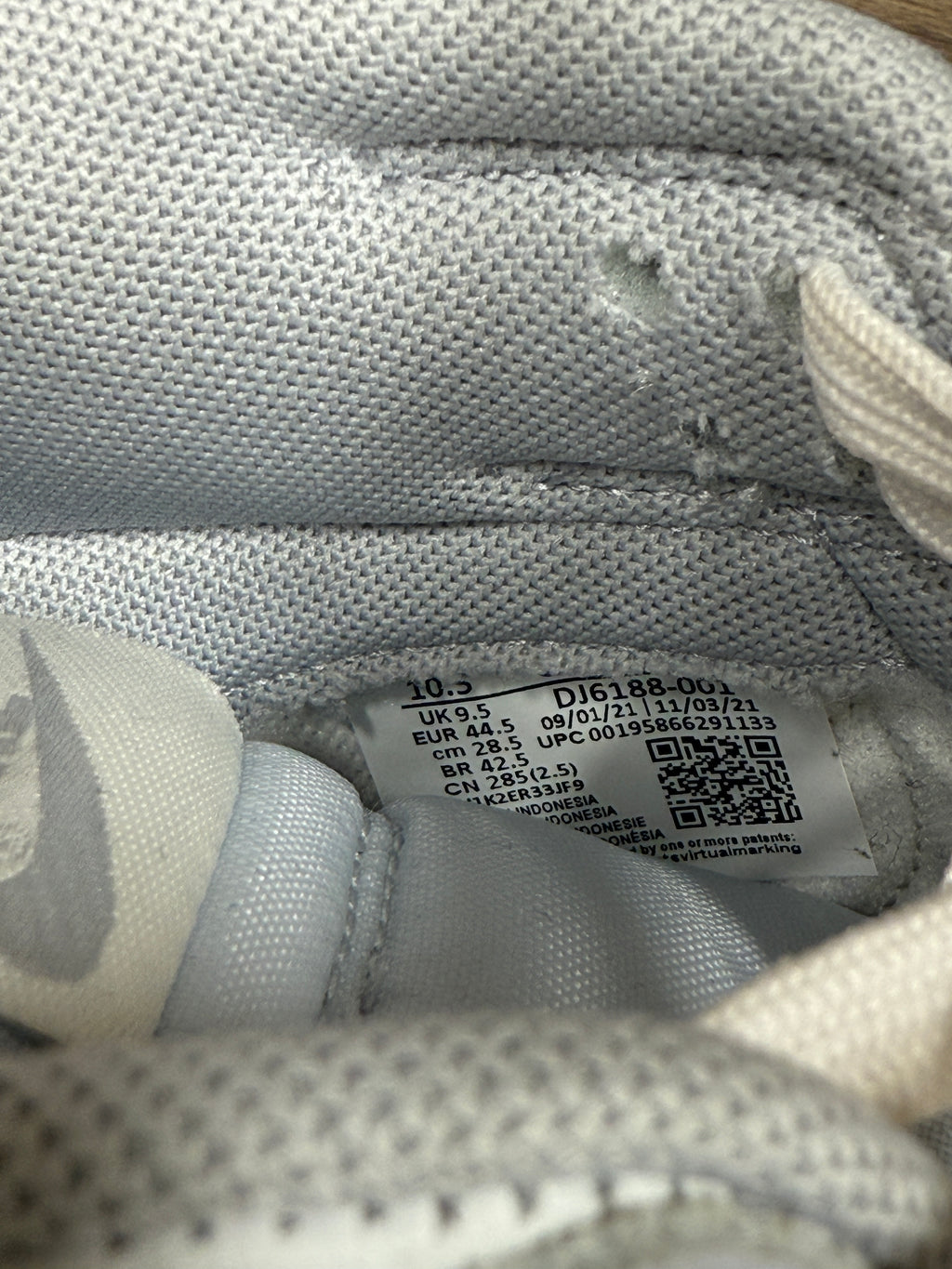 Nike Dunk Low Two Tone Grey Sz 10.5