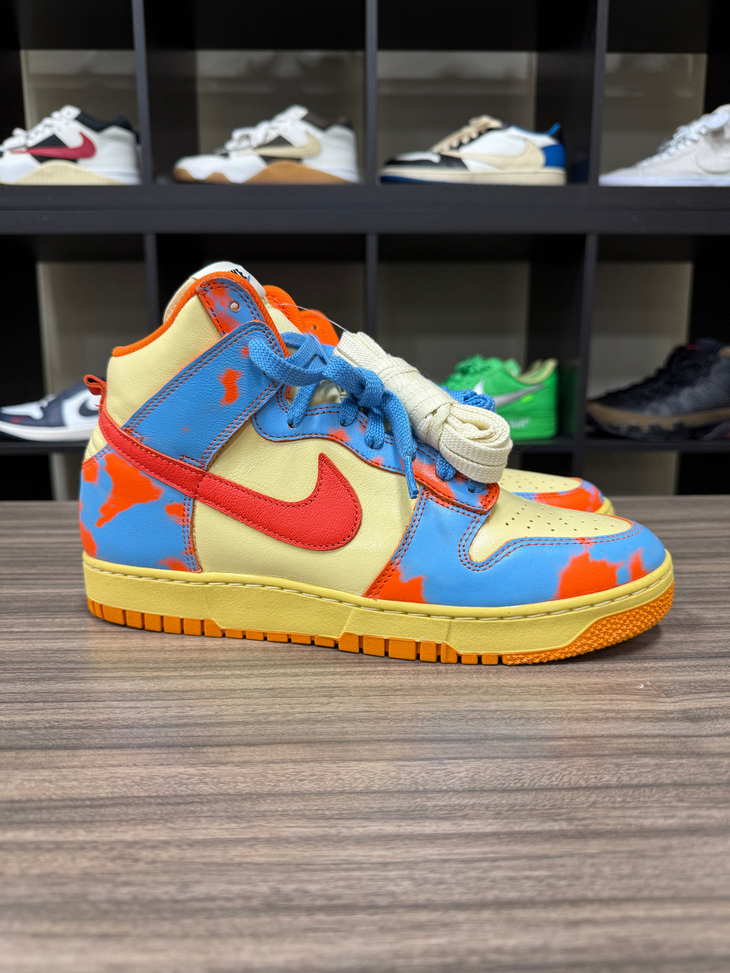 Nike Dunk High 1985 SP Orange Acid Wash Sz 10.5