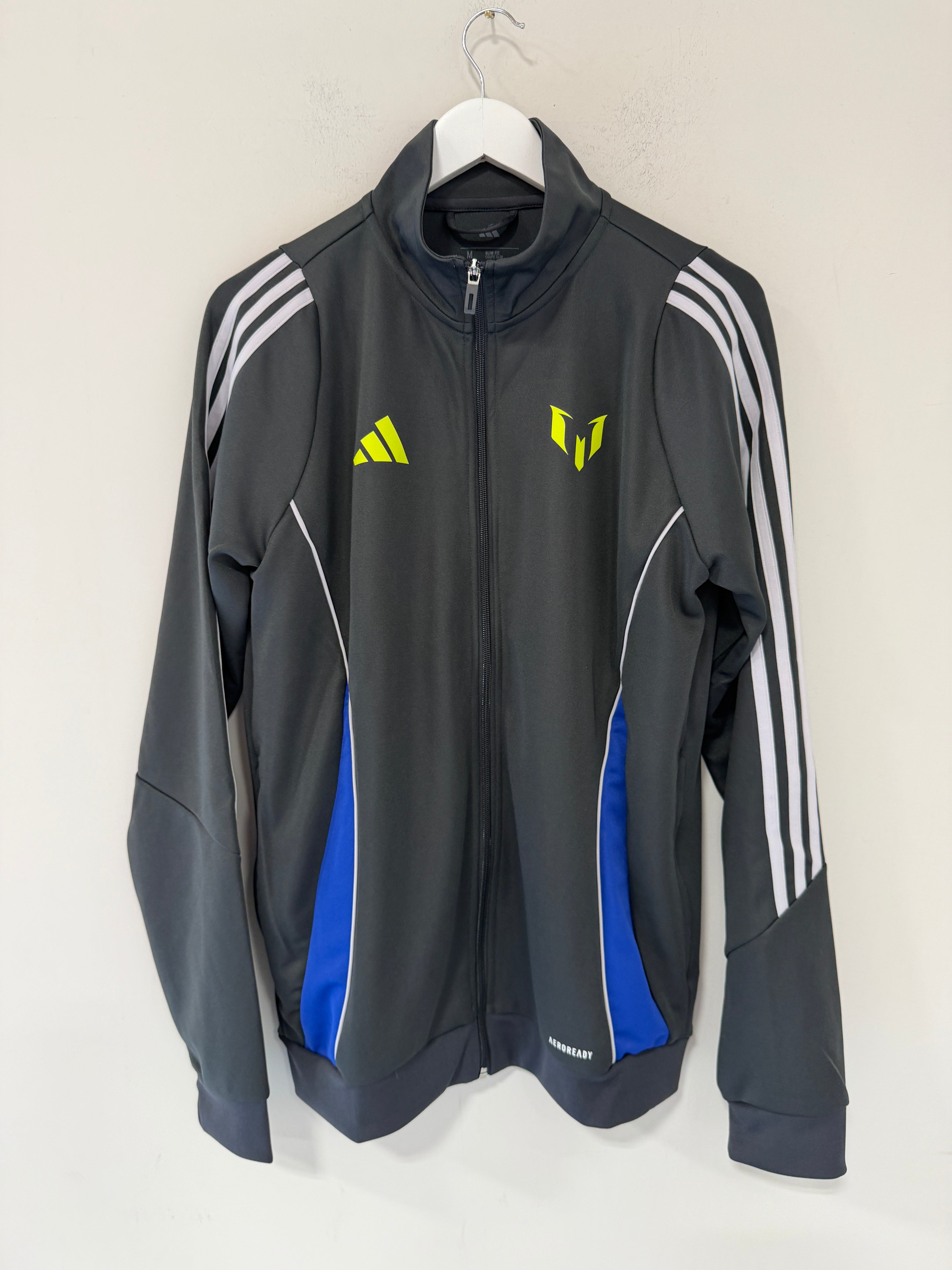 Men's adidas Lionel Messi Logo Full-Zip Track Jacket