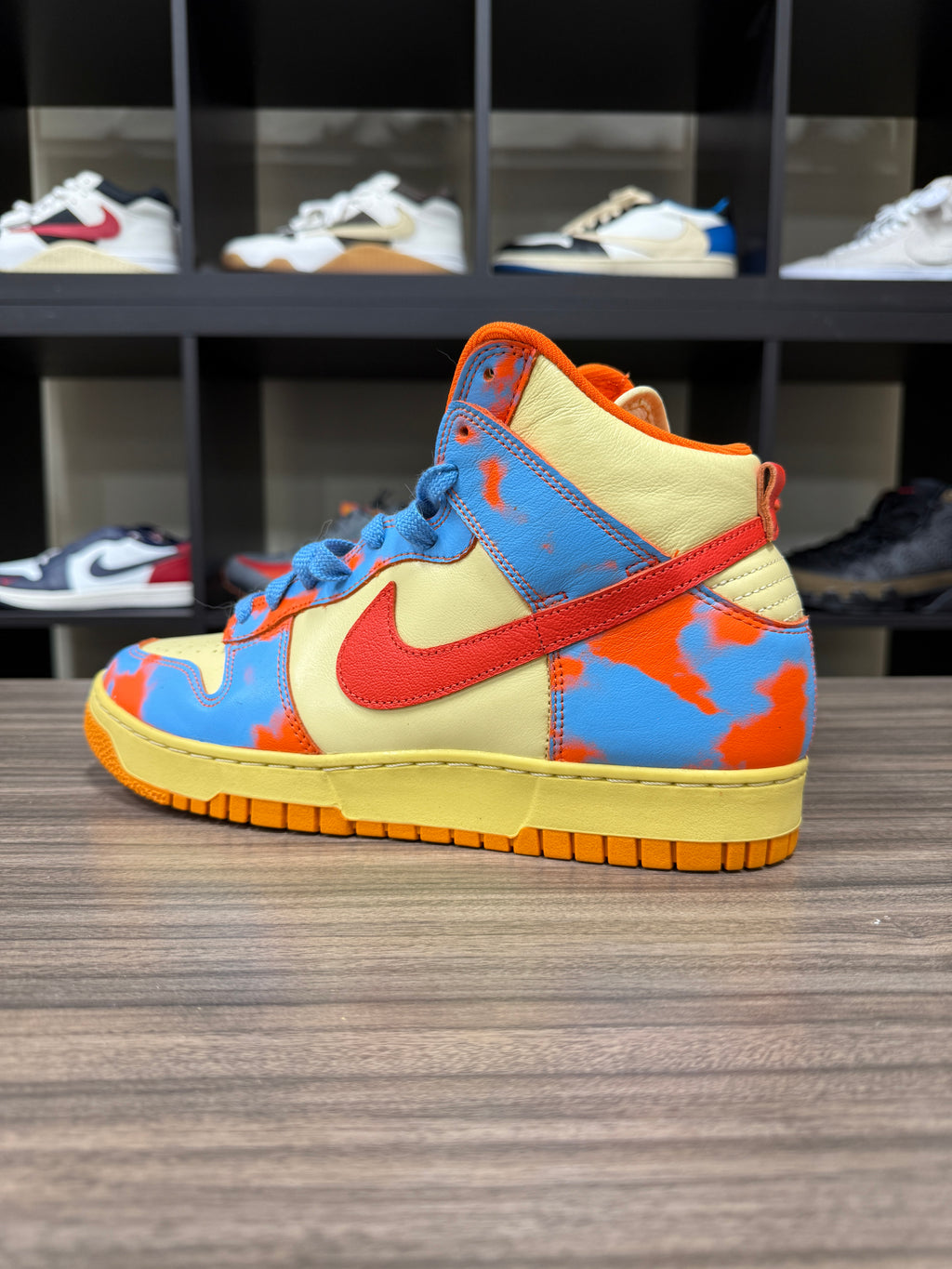 Nike Dunk High 1985 SP Orange Acid Wash Sz 10.5
