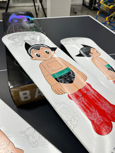 Astro Boy x Bait Glow in Dark Skateboard Deck 3 Piece Set