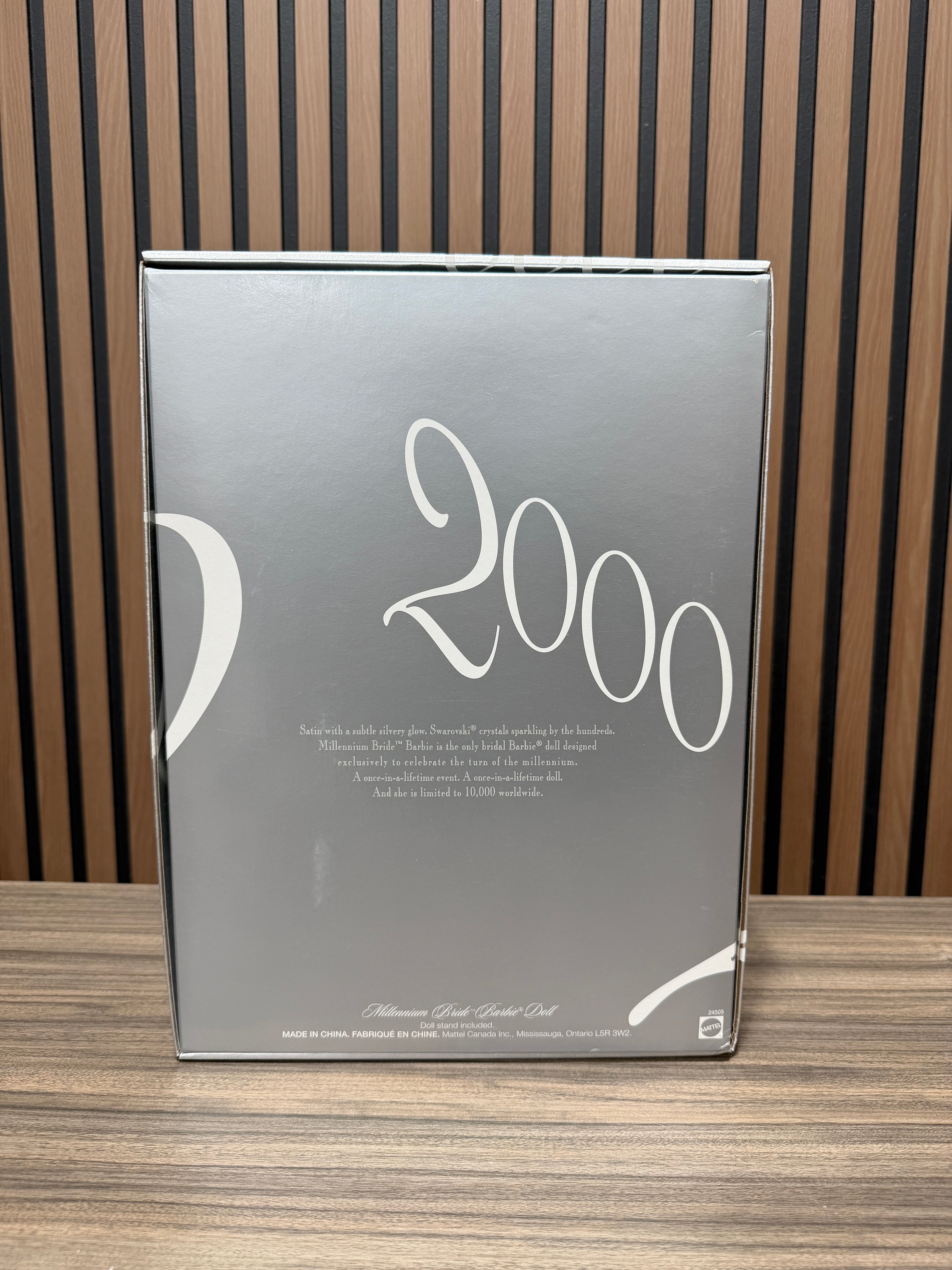 2000 Millennium Bride Barbie Limited To 10000