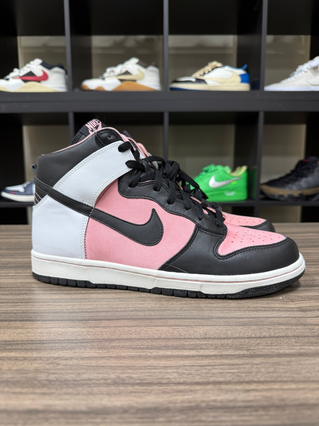 2005 Nike Dunk High Black Pink Sz M10/11.5W NO BOX