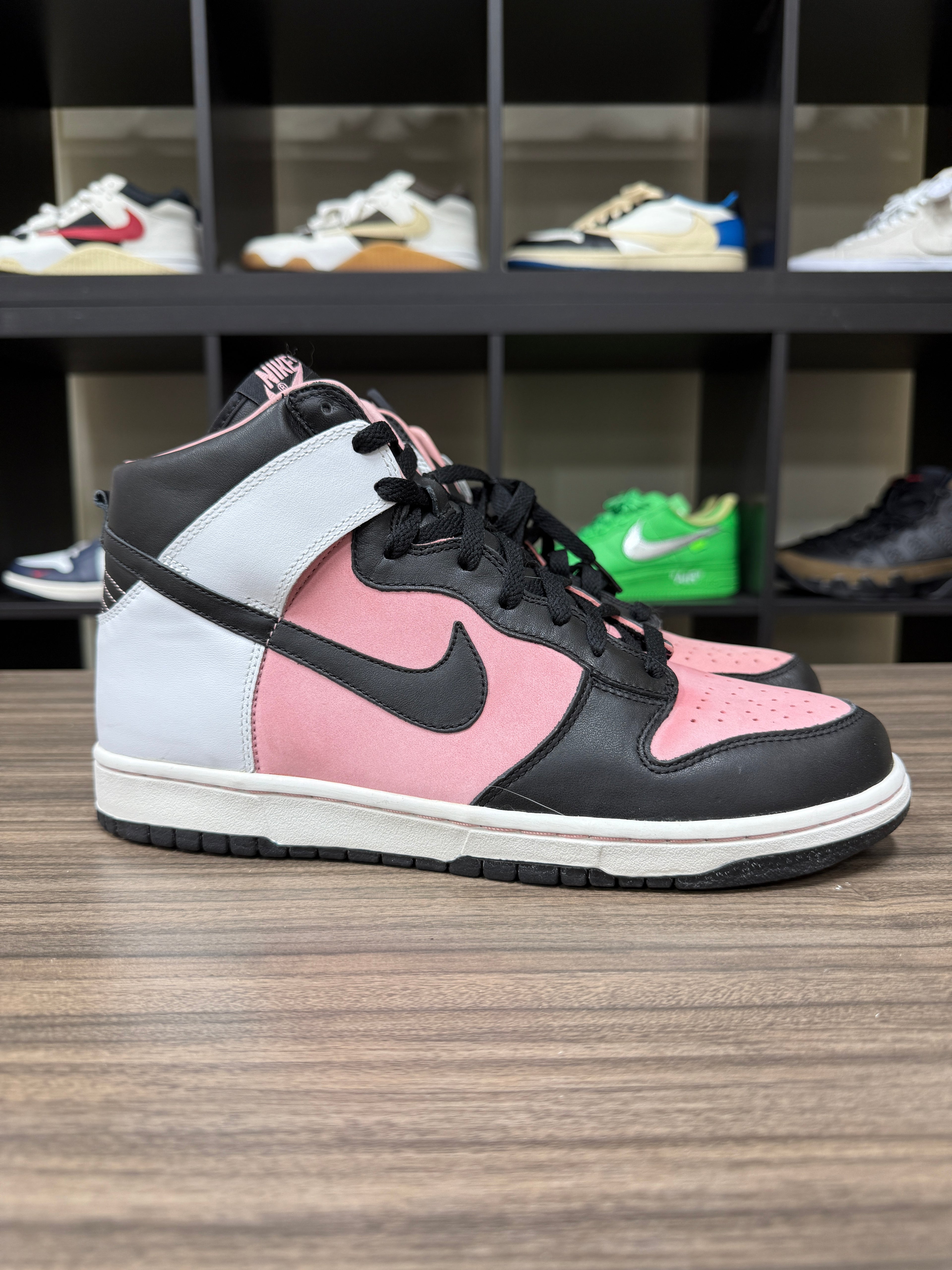 2005 Nike Dunk High Black Pink Sz M10/11.5W NO BOX
