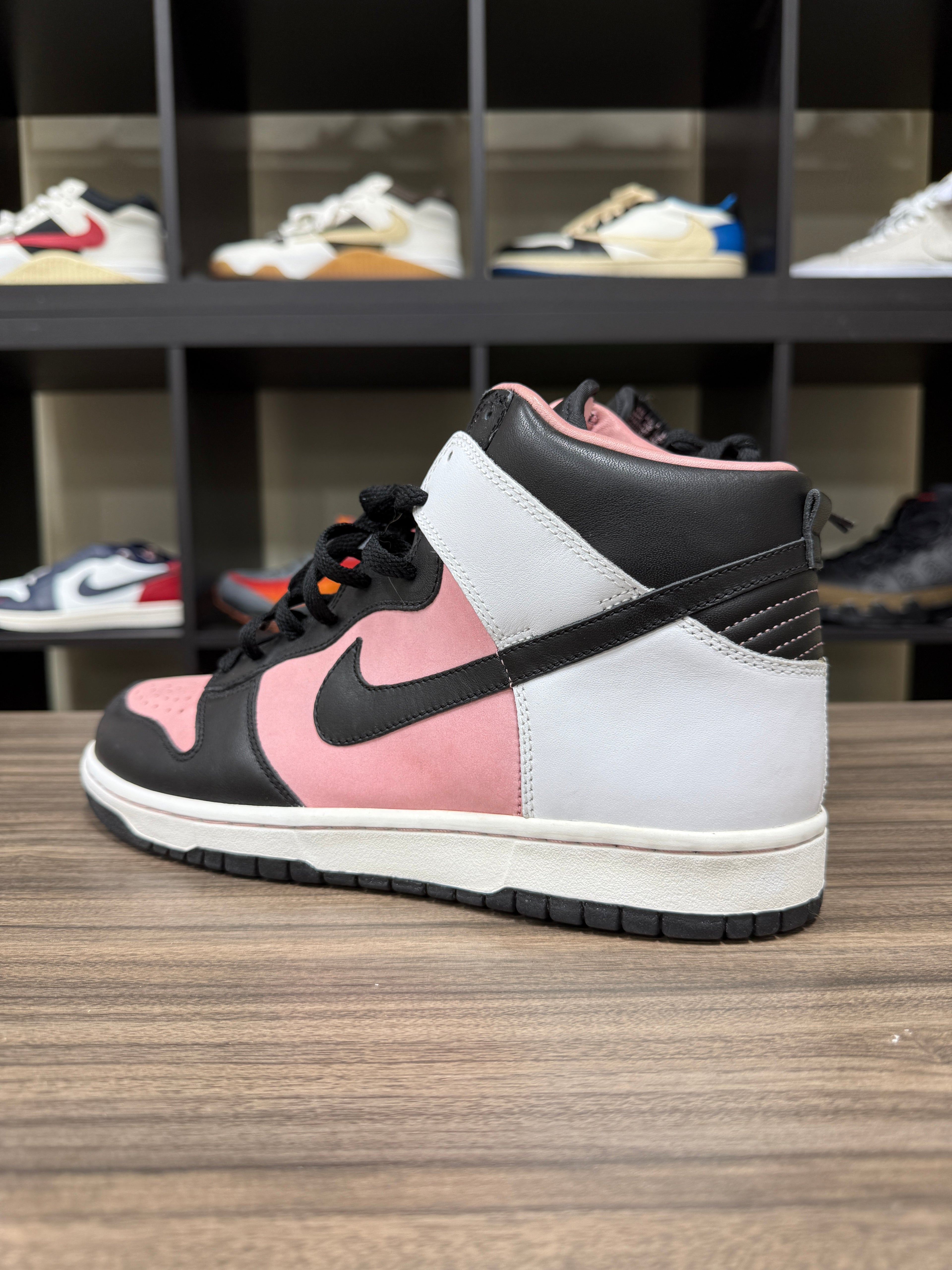 2005 Nike Dunk High Black Pink Sz M10/11.5W NO BOX