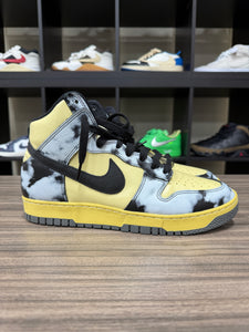 Nike Dunk High 1985 Black Acid Wash Sz 10.5 NO BOX