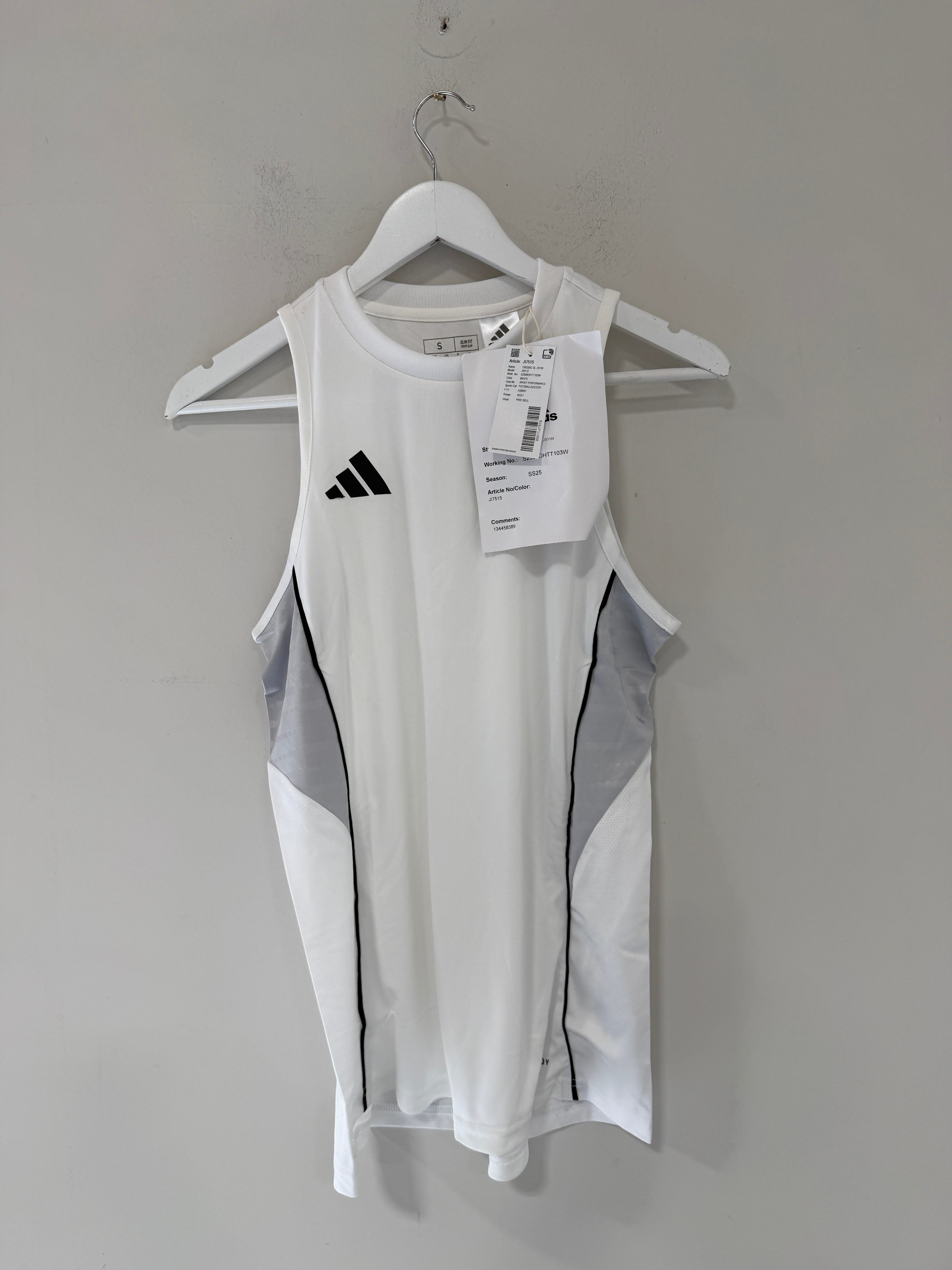 adidas Women's Tiro 25 Competition Sleeveless Jersey Sz Small