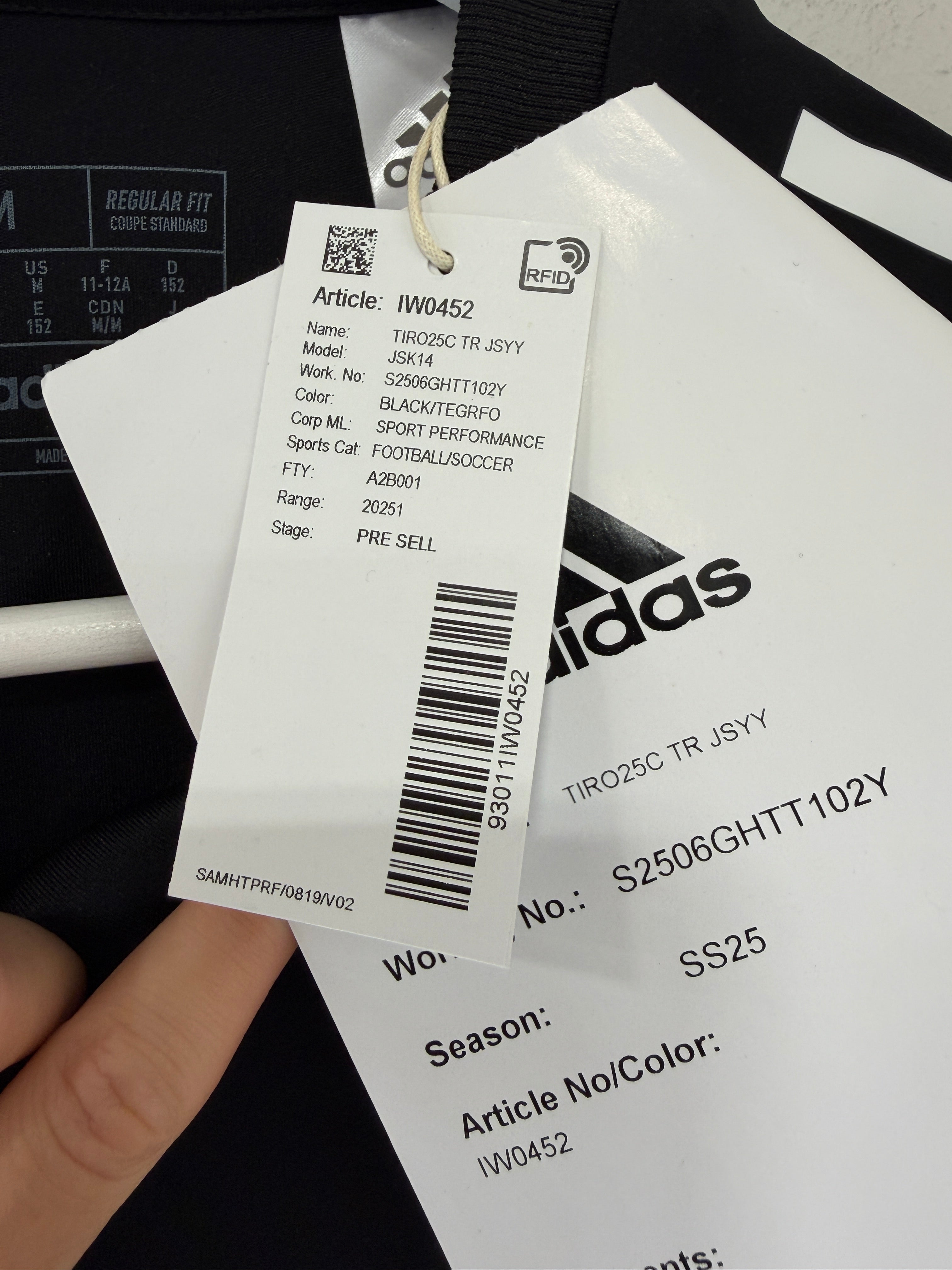 adidas Youth Tiro 25 Competition Training Jersey