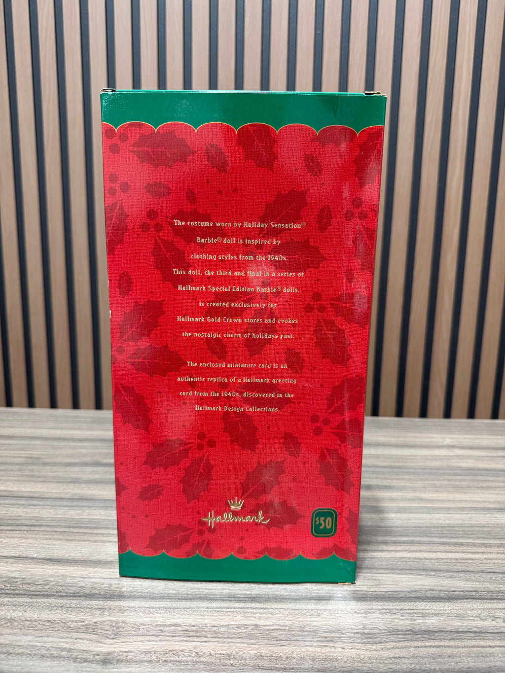 1998 Mattel Special Edition Hallmark Holiday Sensation Barbie Doll