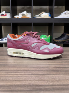 Nike Air Max 1 Patta Waves Rush Maroon Sz 10.5