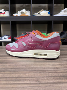 Nike Air Max 1 Patta Waves Rush Maroon Sz 10.5