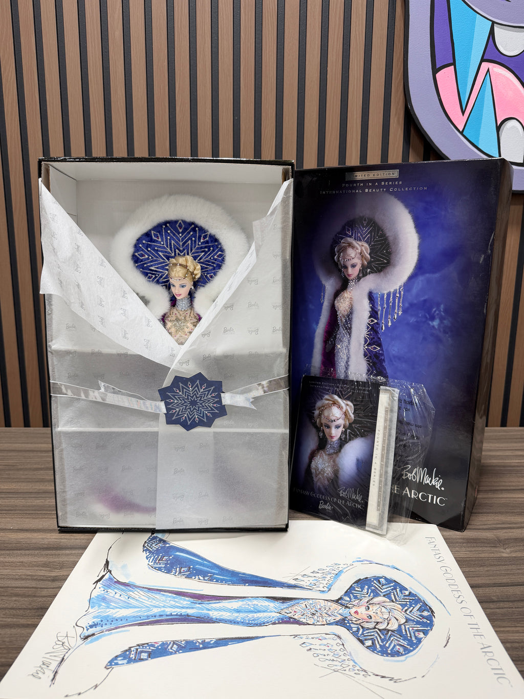 Bob Mackie 2001 Fantasy Goddess of The Artic Barbie
