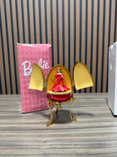 Load image into Gallery viewer, Countess of Rubies Barbie Resin Egg Music Box Royal Jewels Collection 2001 New
