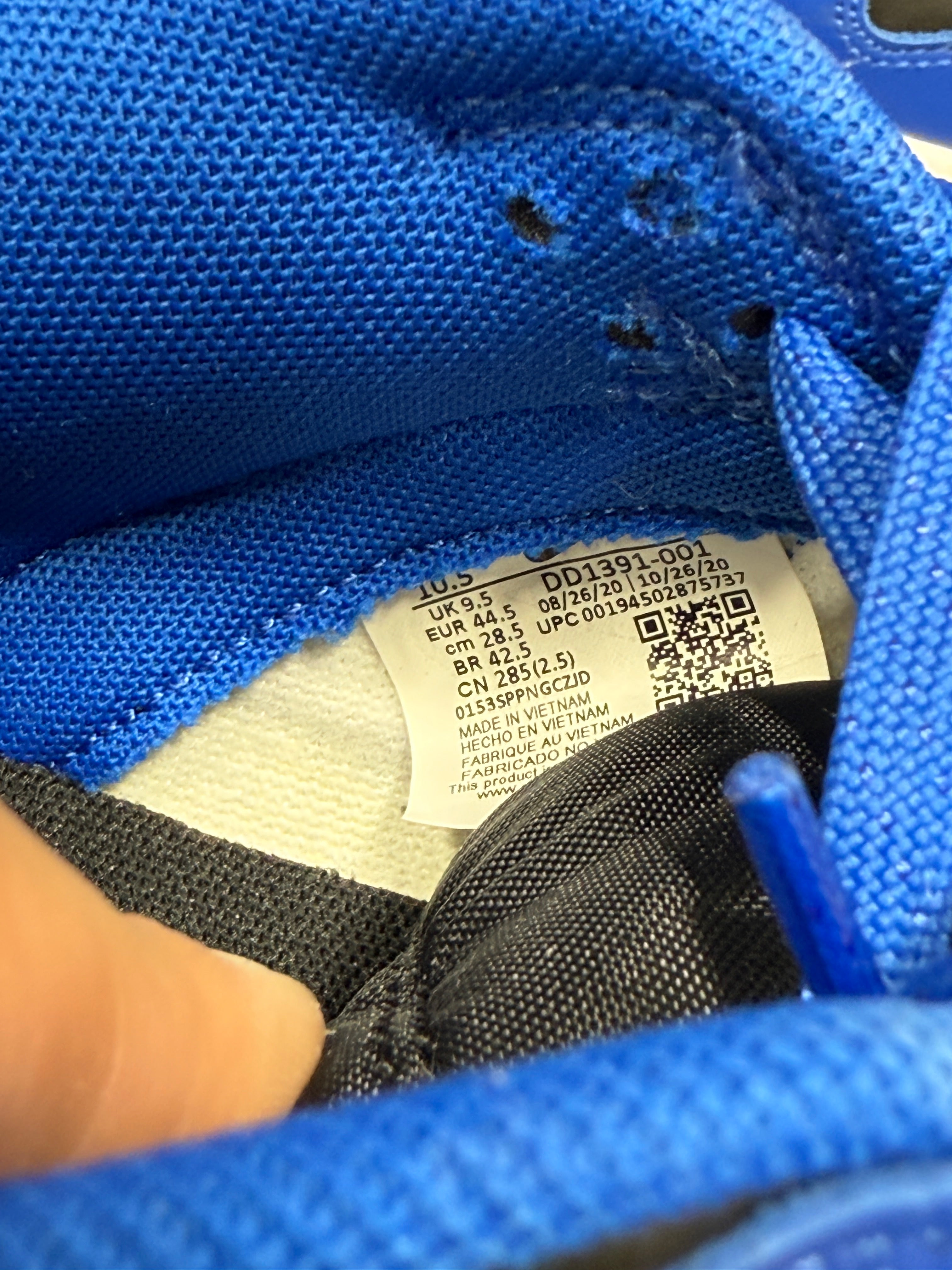 Nike Dunk Low Hyper Cobalt Sz 10.5 NO BOX