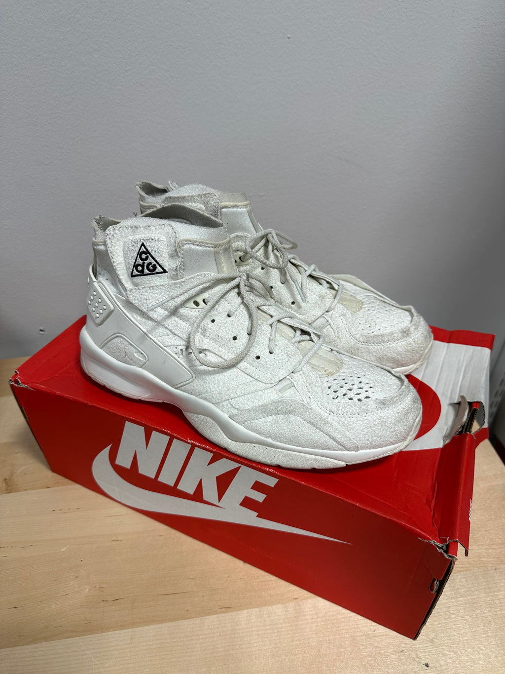 Nike x COMME des GARÇONS ACG Air Mowabb "Sail" White - Size Men's 12 (With Original Box)
