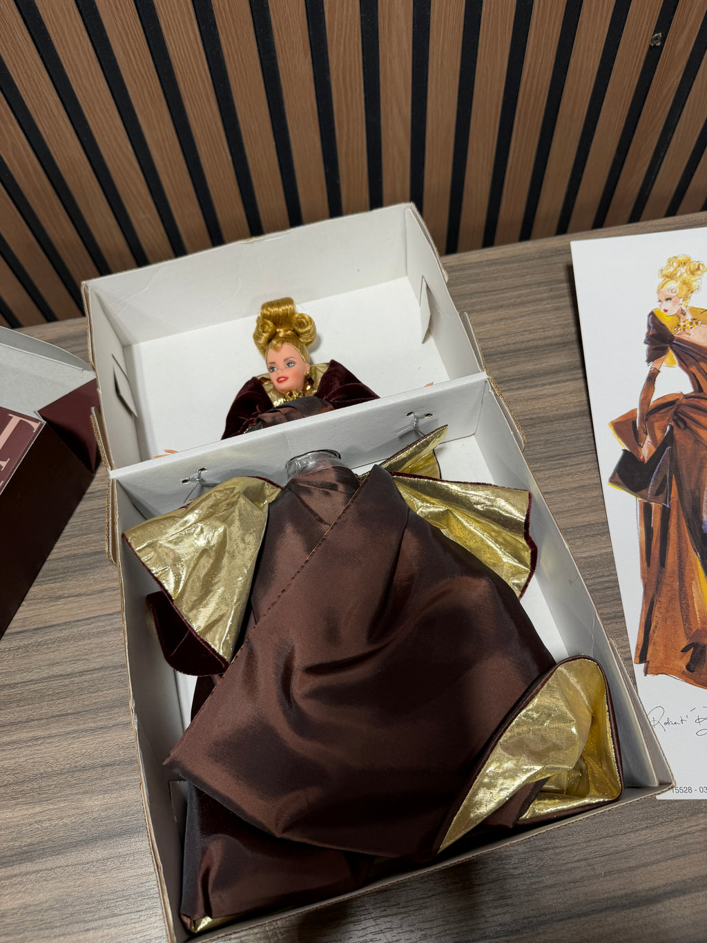 1996 COUTURE PORTRAIT IN TAFFETA BARBIE! COMPLETE!