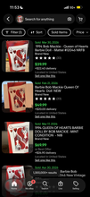 Load image into Gallery viewer, 1994 Queen of Hearts Barbie Bob Mackie W/Shipper SIGNED BOB MACKIE
