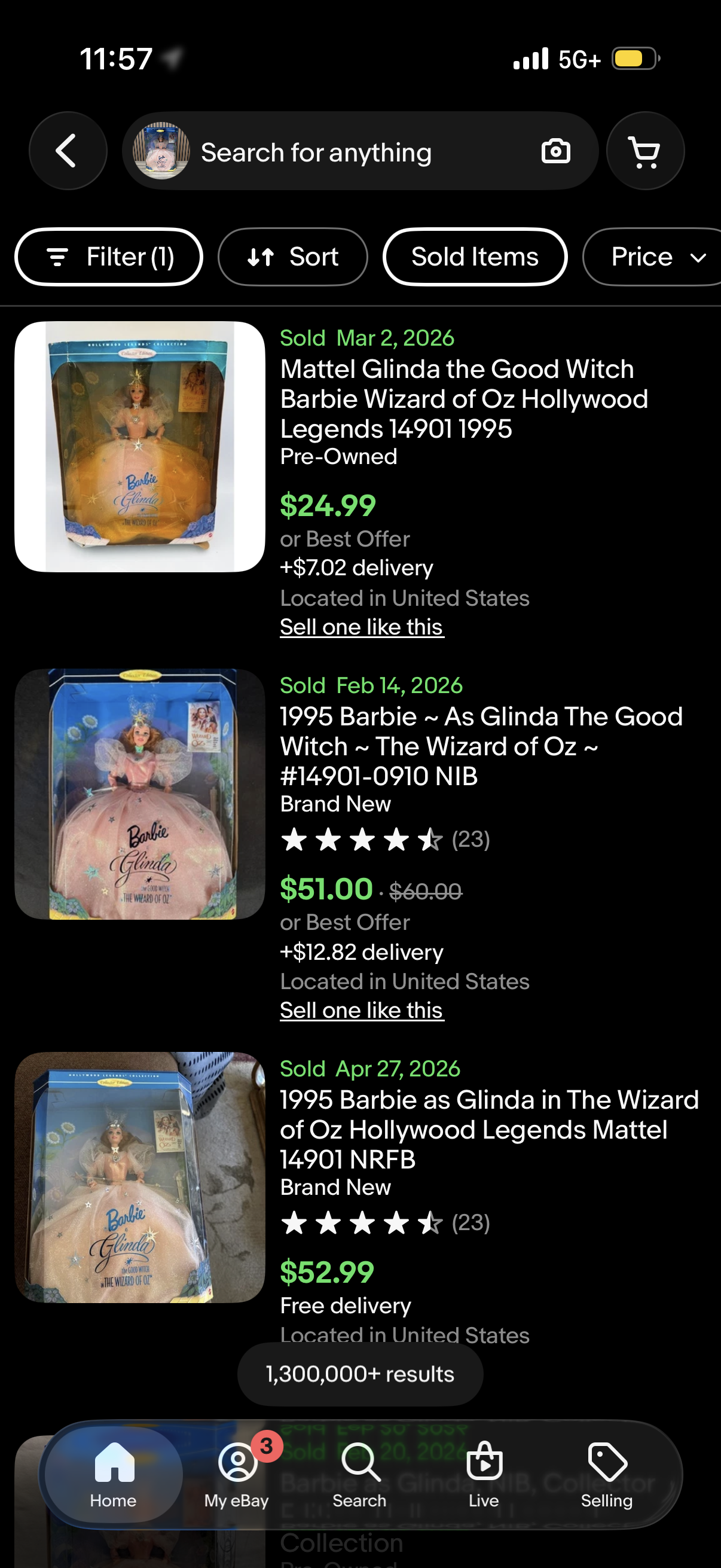 Barbie Hollywood Legends Collection Glenda the Good Witch in The Wizard Of Oz