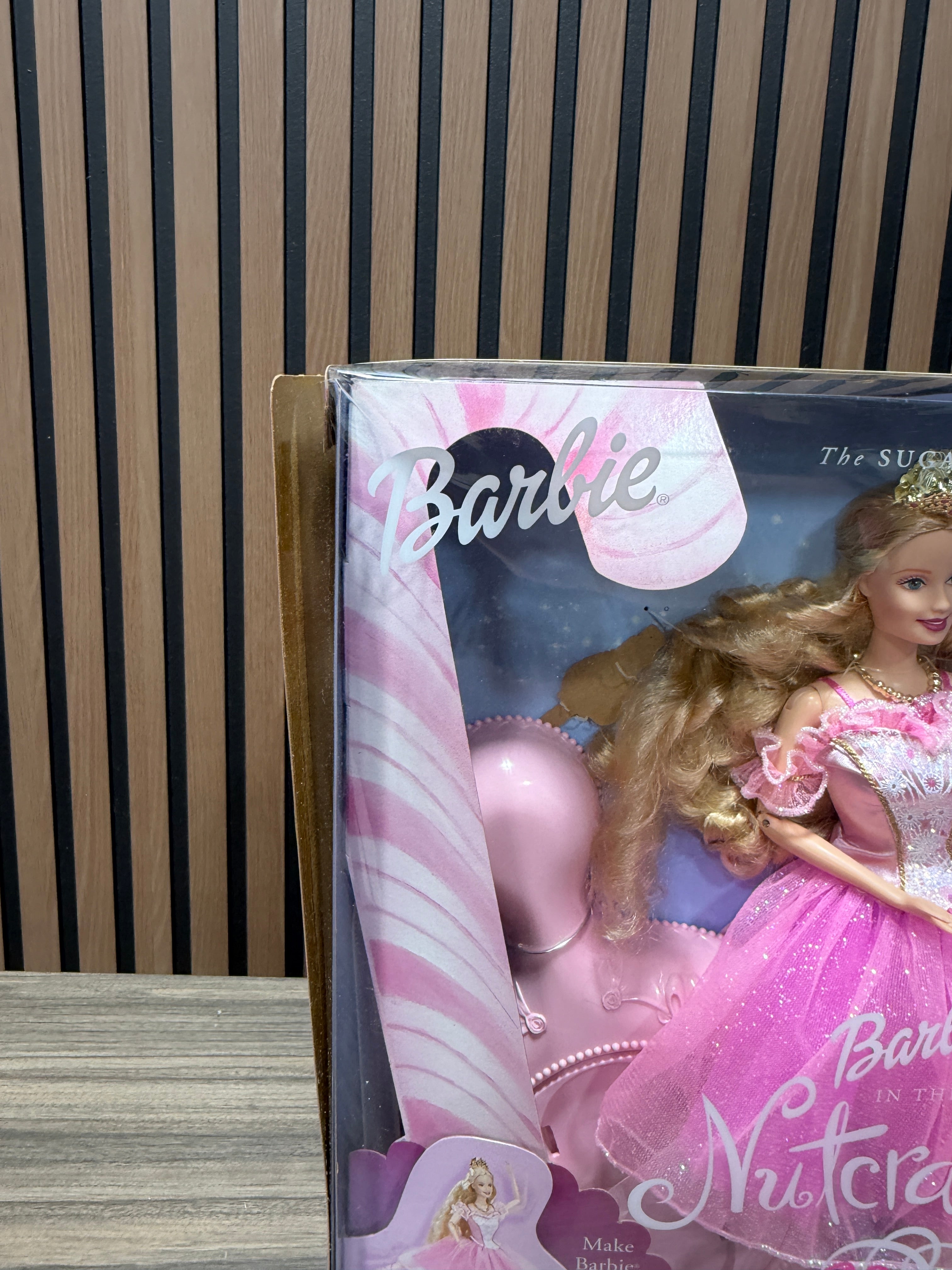 2001 Mattel Barbie Sugarplum Princess Nutcracker Doll New #50792