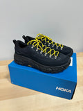 HOKA ONE ONE Tor Ultra Lo Waterproof Hiking Shoes - Black/Saffron Yellow Laces - Men's 12 / Women's 13 (With Box)