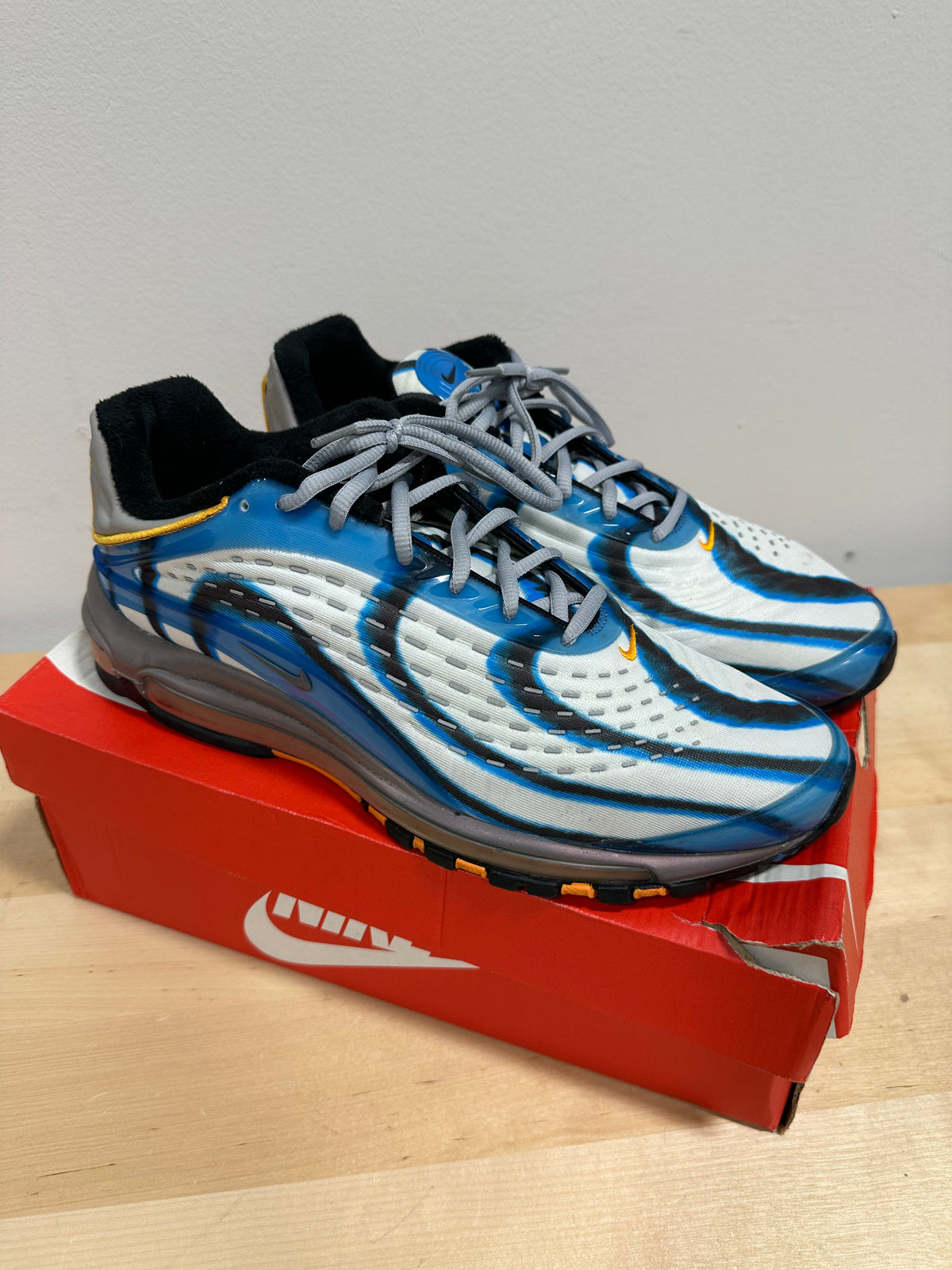 Nike Air Max Deluxe OG "Photo Blue" Rave Swirl - Size 12 (With Original Box & Extra Laces)