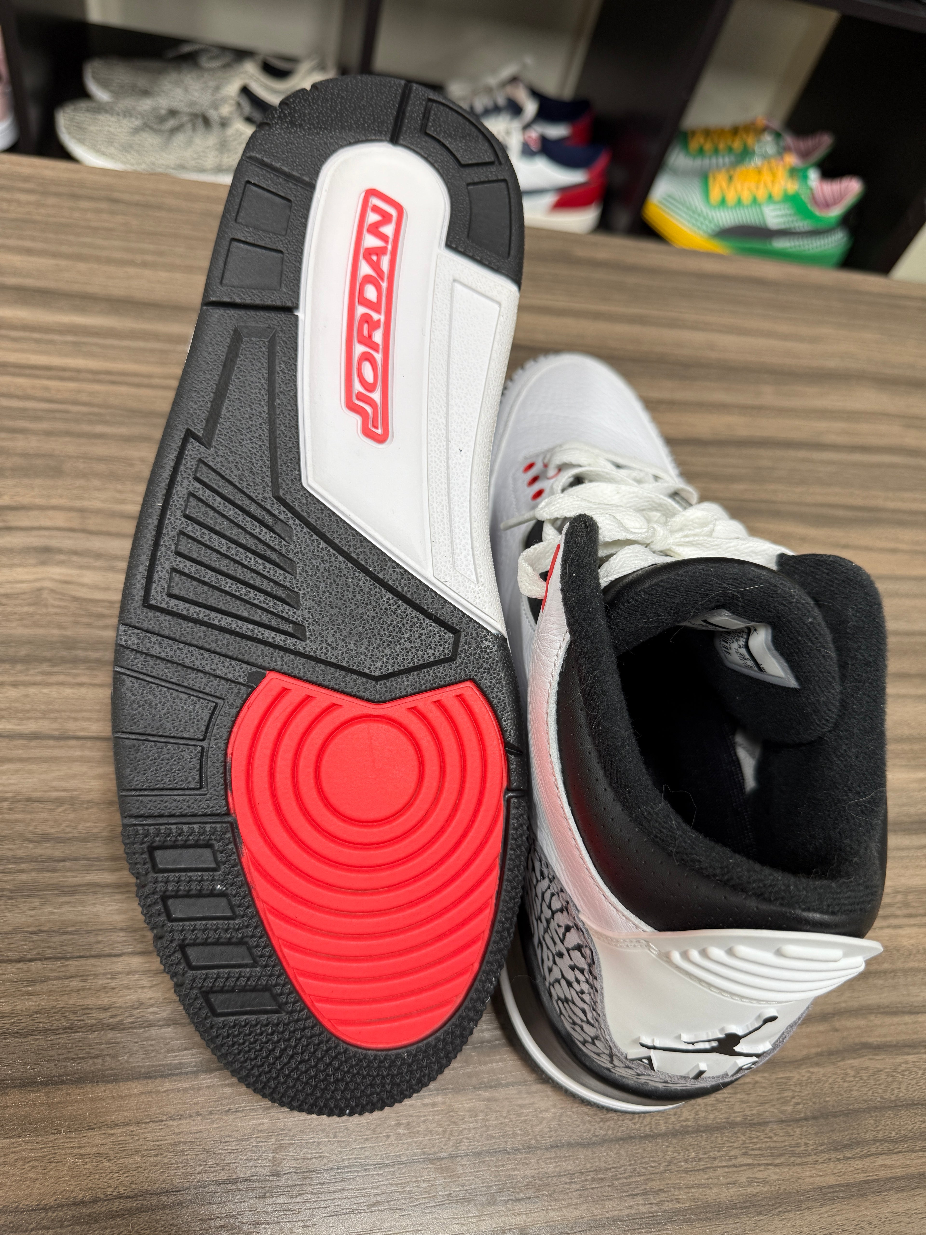 Jordan 3 Retro Infrared 23 Sz 10.5 NO BOX