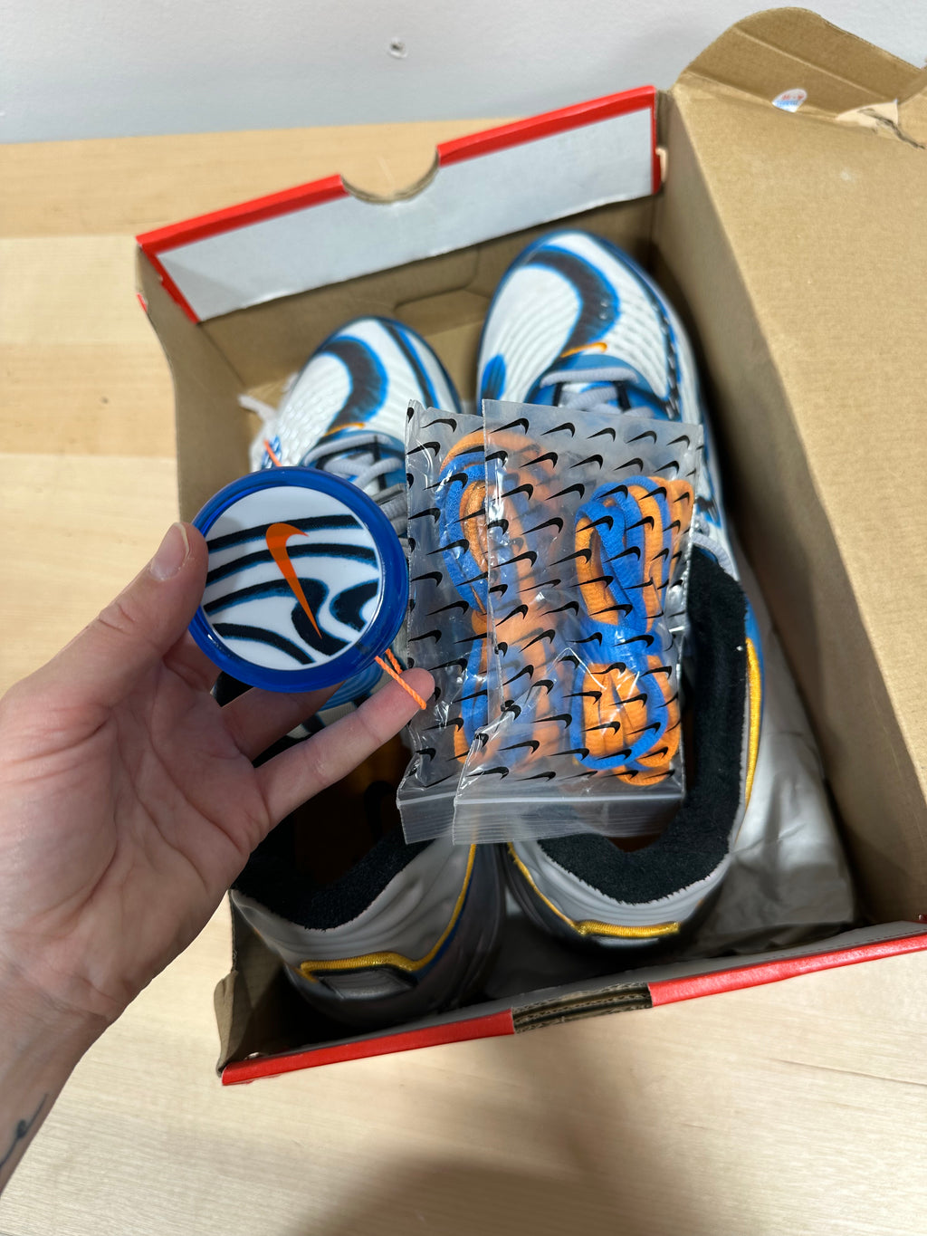 Nike Air Max Deluxe OG "Photo Blue" Rave Swirl - Size 12 (With Original Box & Extra Laces)