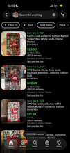 Load image into Gallery viewer, Coka Cola Barbie Doll Collector Edition #22831 Car Hop Waitress
