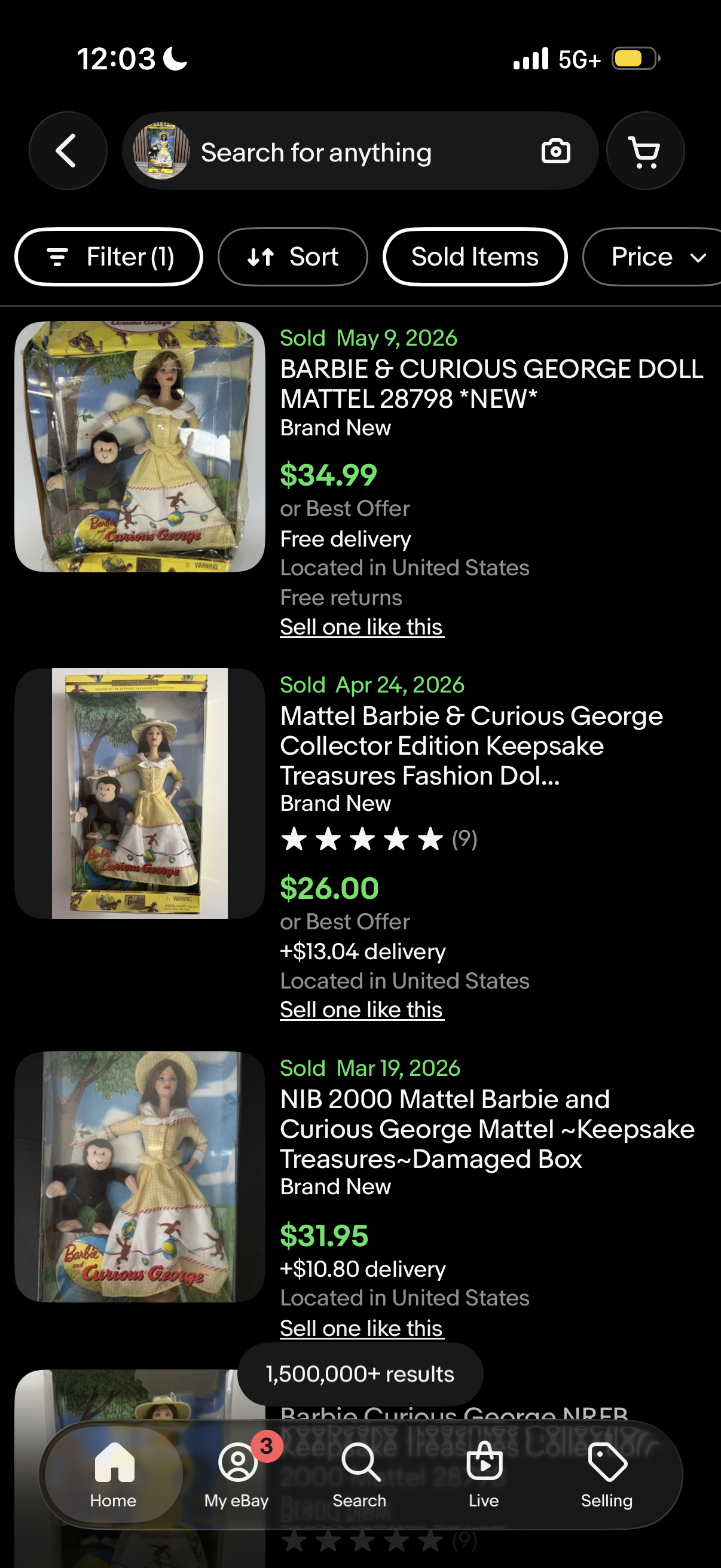 Barbie and Curious George, Collector Edition, #28798, 2000