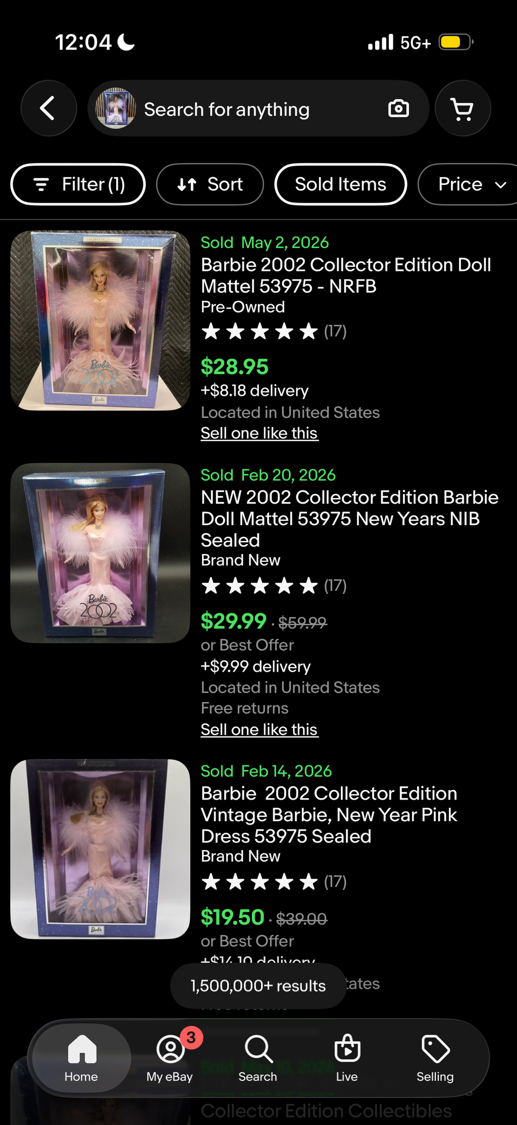 Barbie Doll 2002 Collector Edition #53975