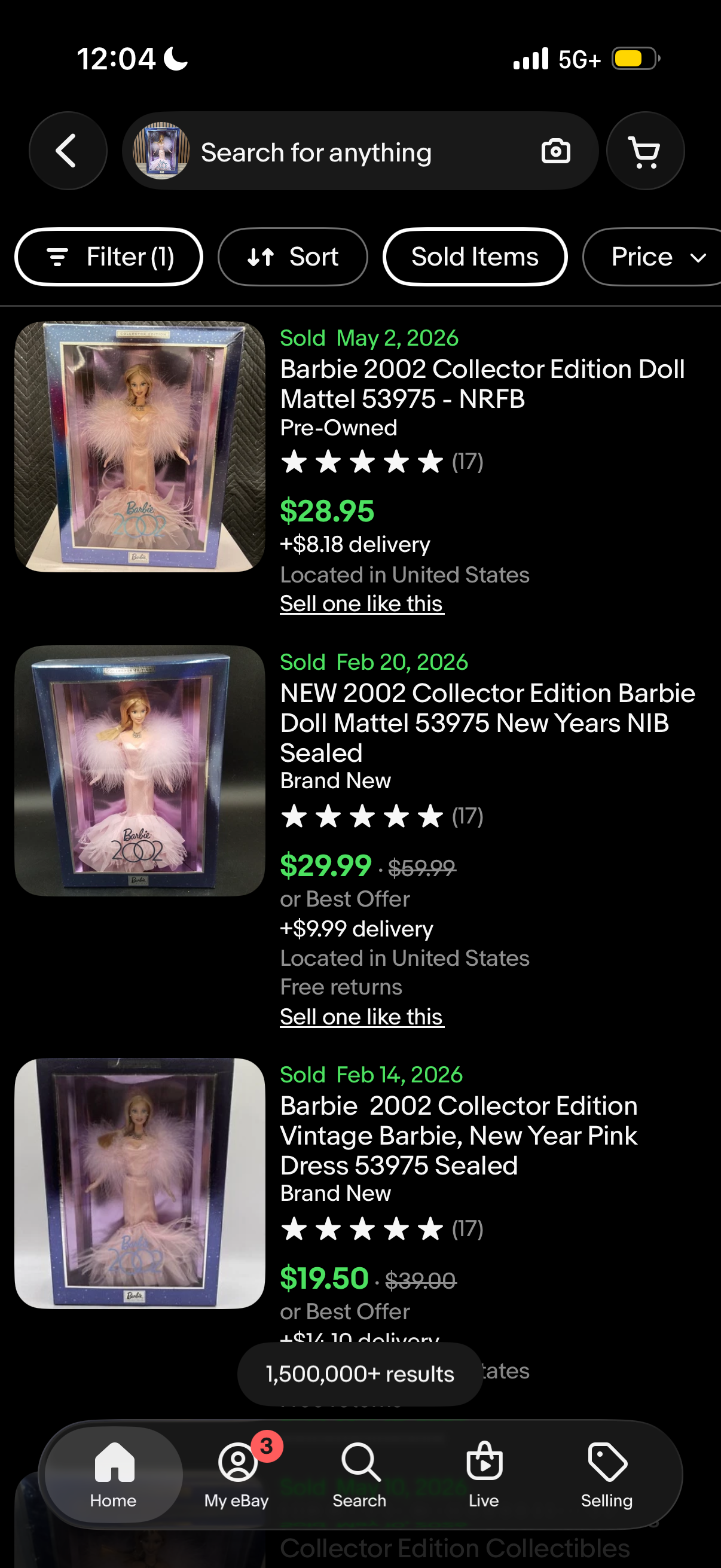 Barbie Doll 2002 Collector Edition #53975