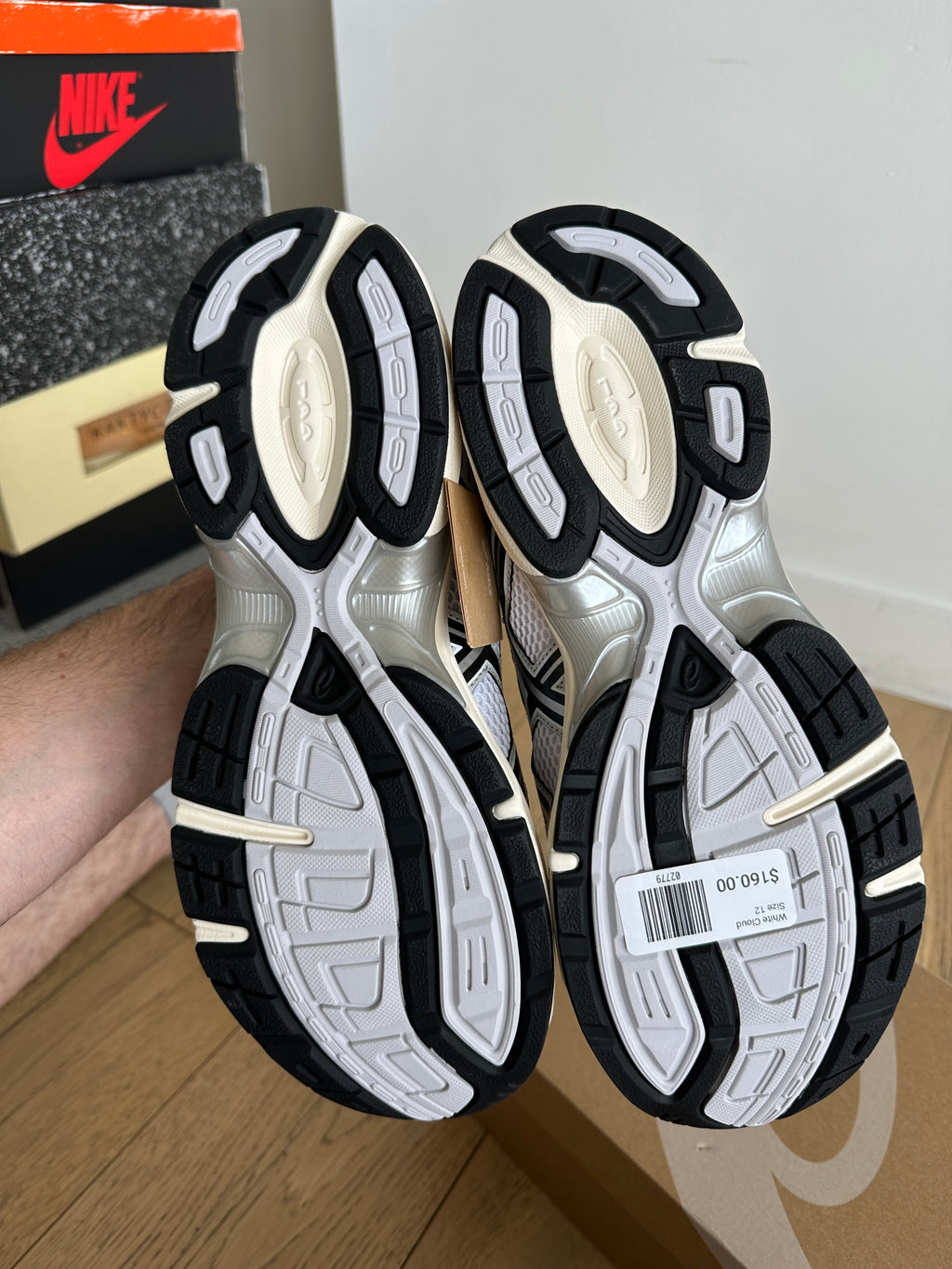 ASICS Gel-1130 White Cloud Grey sz 12