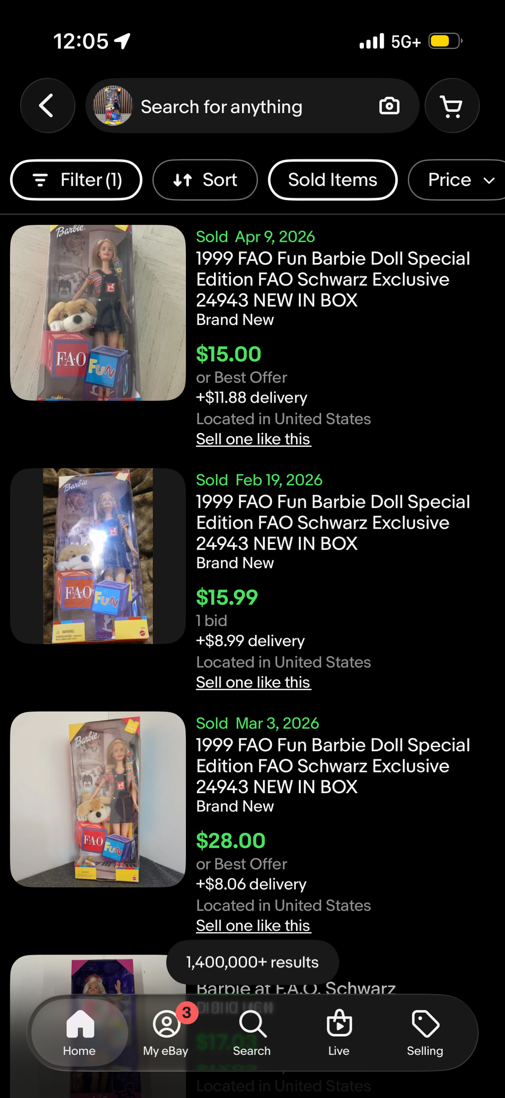 Barbie Doll 1999 F•A•O Fun Schwartz Exclusive Special Edition 24943