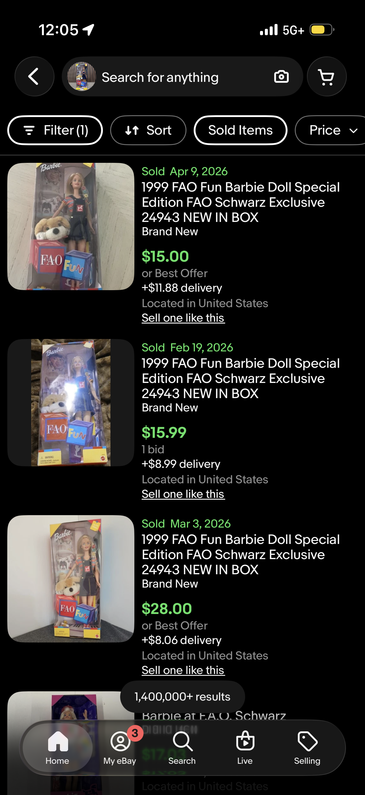 Barbie Doll 1999 F•A•O Fun Schwartz Exclusive Special Edition 24943