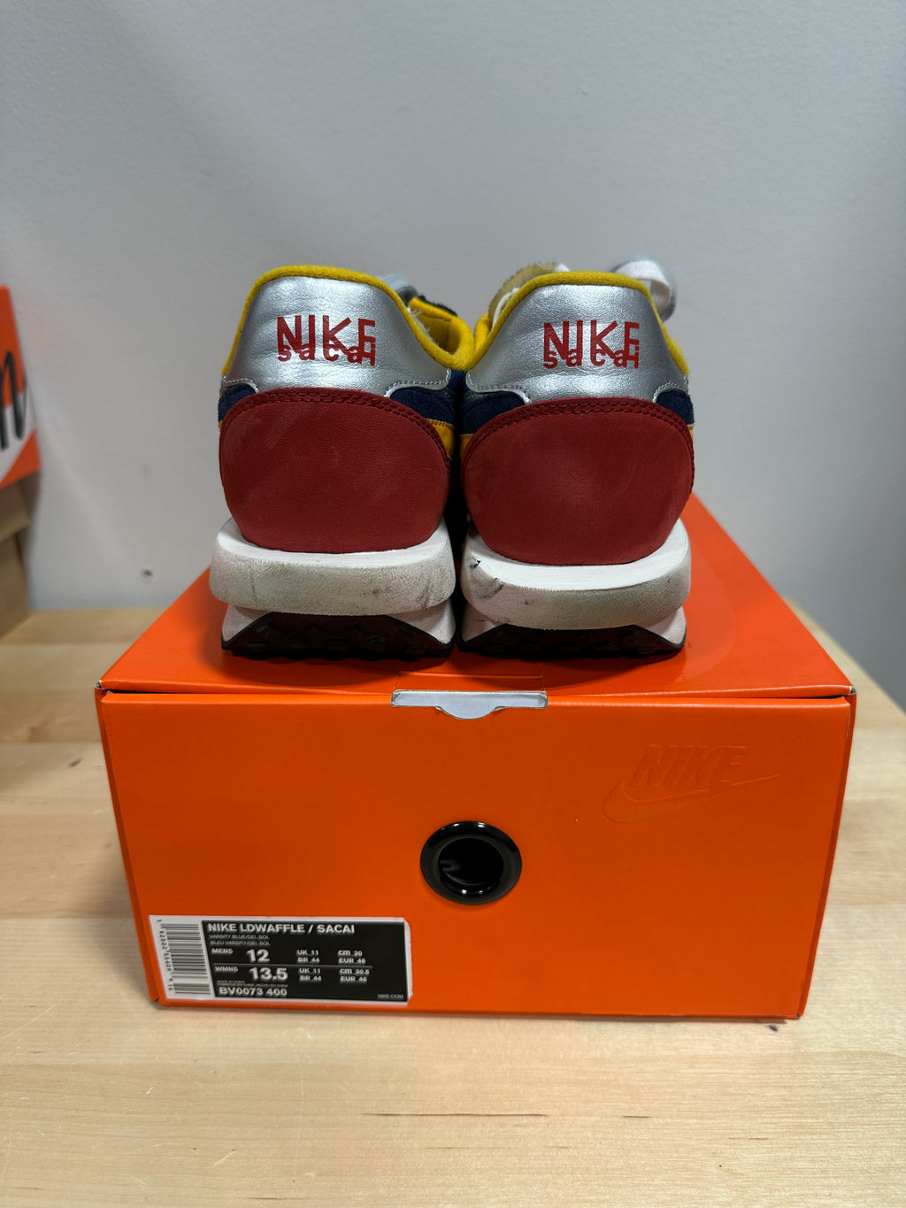 Nike LDWaffle x Sacai "Varsity Blue Del Sol" - Men's 12 / Women's 13.5 - BV0073-400 (With Box)