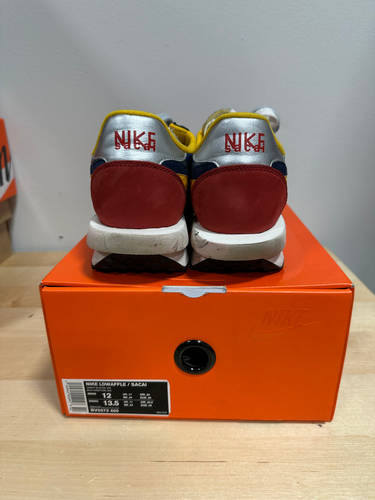 Nike LDWaffle x Sacai "Varsity Blue Del Sol" - Men's 12 / Women's 13.5 - BV0073-400 (With Box)